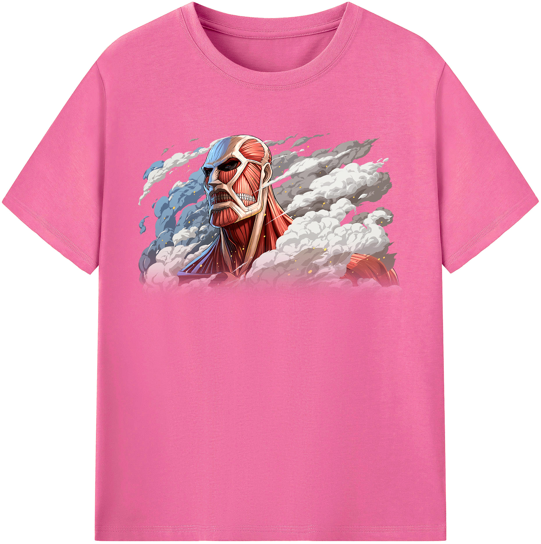（画像用） 進撃の巨人 Attack on Titan レディースカジュアルプリントTシャツ（綿100％）